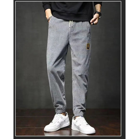 Felix | Retro Grid Corduroy Joggers